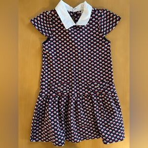 Janie and Jack, New without Tags, navy blue collared nautical dress